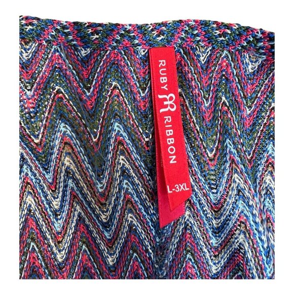 Ruby‎ Ribbon Mesh Coverup Top - Picture 4 of 6